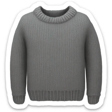 Sweater cozy grey sticker