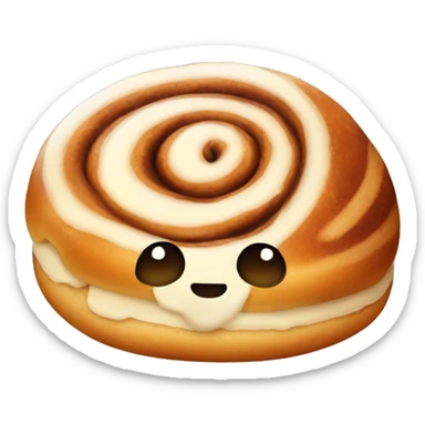 Cute Cinnamon bun sticker