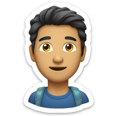 Viajero joven sticker