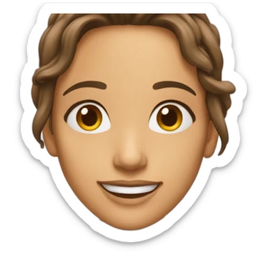 femme voilée sourire sticker