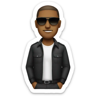 bodyguard wearing sunglasses sticker