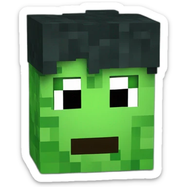 Creeper Minecraft sticker