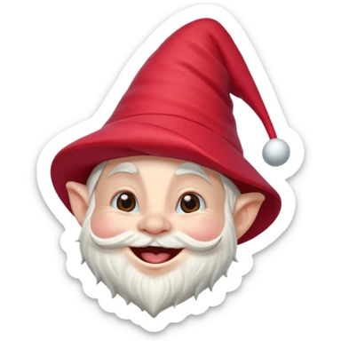 LaughIng gnome sticker