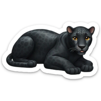 Black Jaguar sticker