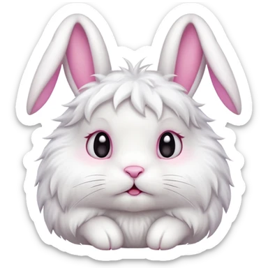 Bunny hungry sticker