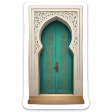 moroccan door sticker