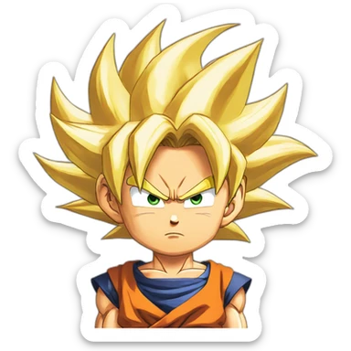 Son goku ssj1 sticker