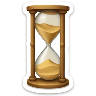 sand clock sticker