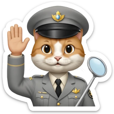 Un chat qui fait un doigt d’honneur sticker