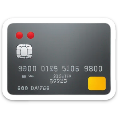 credit card sticker