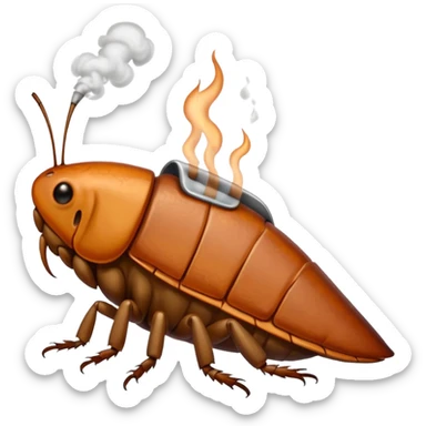 smoking roach sticker