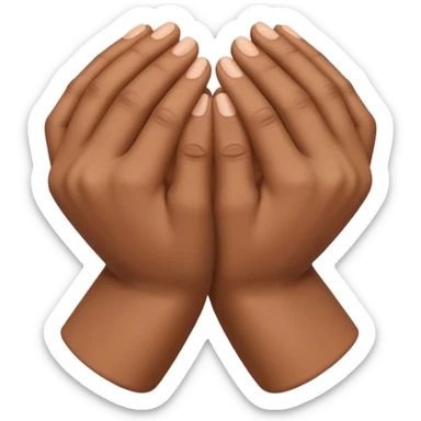 Symbol that represents the union of people sticker