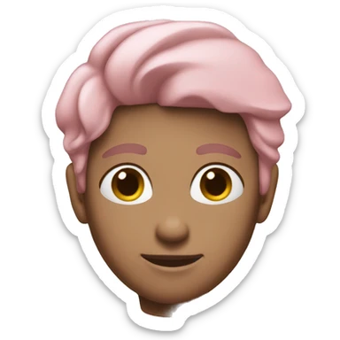 Light pink yes sticker