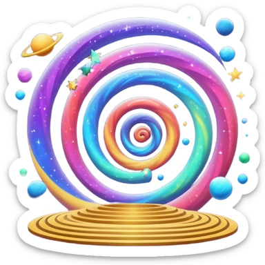 galaxy entrance sticker