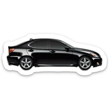 black-2001-lexus-is300 sticker