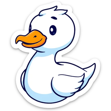 Poseidon goose sticker