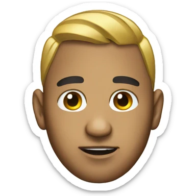 Badbunny ( the singer) head sticker