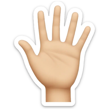 May be in other life. Pic with Hand. sticker