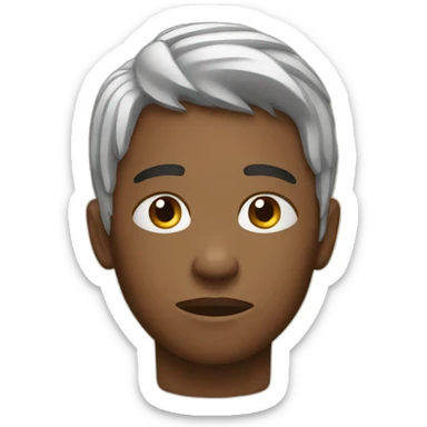 tired athlete sweats sticker