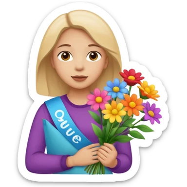 Get well soon for a girl I care about and say it in Spanish sticker