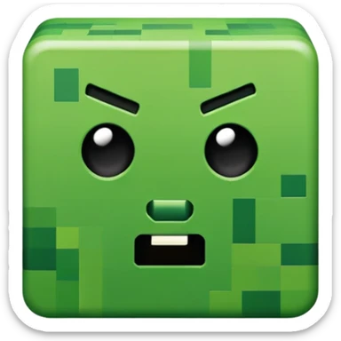 creeper minecraft sticker