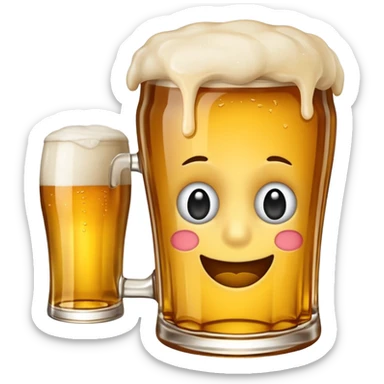bier emoji gekennzeichnet mit "Freitags-Fübi" sticker