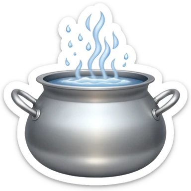 The pot is hissing  sticker