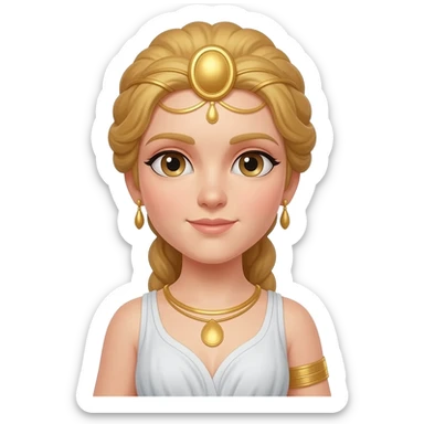 goddess aphrodite inspired sticker