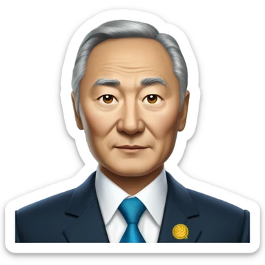 Nazarbaev President of Kazakhstan sticker