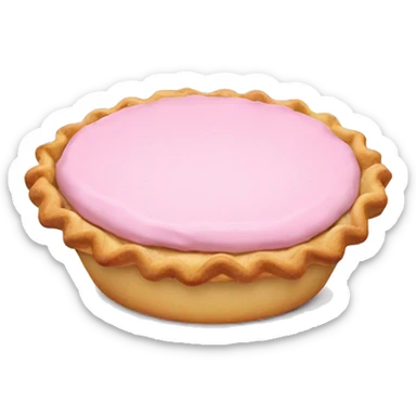 light pink pie sticker