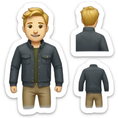 ollie barker product designer sticker