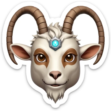 Cybernetic Goat man sticker