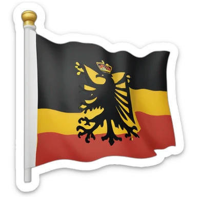 german empire flag sticker
