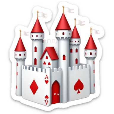 card castle sticker