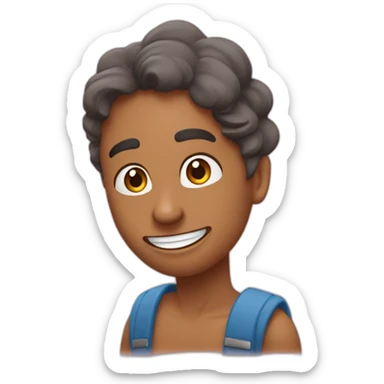 carita enamorado animado con movimiento con un texto que diga "munanakuy" sticker