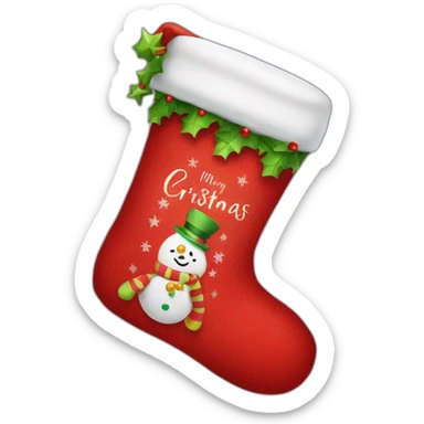 Chirstmas Stocking sticker