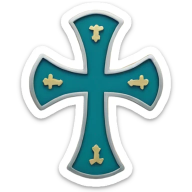 Coptic orthodox cross sticker