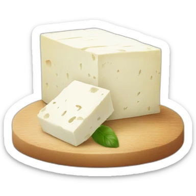 Feta cheese harvest sticker