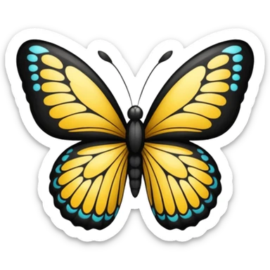Un emogie de noeu papillon sticker