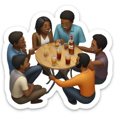 Pour one out for Ty e homies sticker