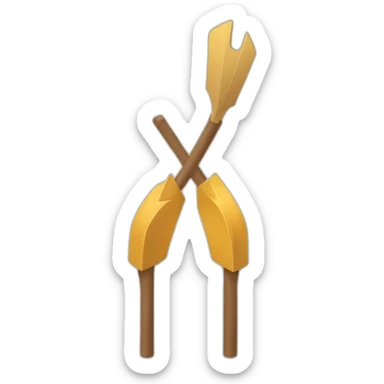 flecha indicando caida (vector) sticker