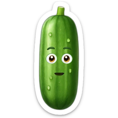 cucumber sticker