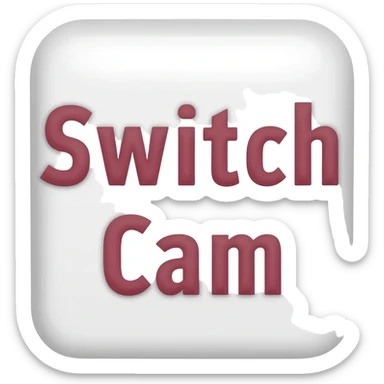 Fun words that say "Switch Cam" sticker