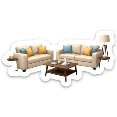 living room sticker