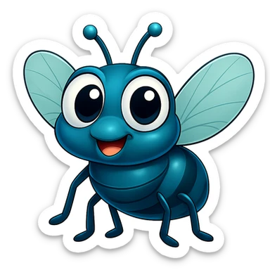 can you mix these two images, make it 3d cartoony and cute. trasparent background sticker