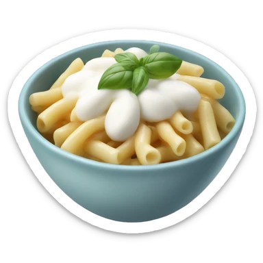 Casarecce bowl with burrata sticker