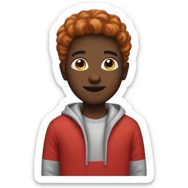 Red sweatshirt sticker