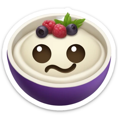 acai bowl vanilla sticker
