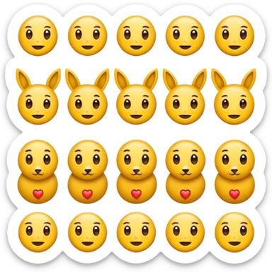 Şapkalı gülen yüz ve el işareti sticker