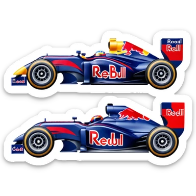 formula one redbull sticker